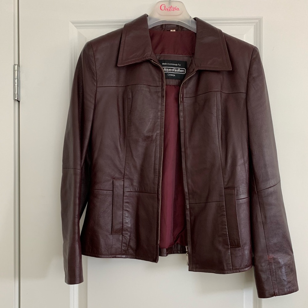 Genuine leather jacket